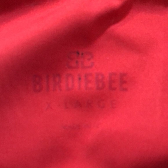 BIRDIEBEE SIZE XL RED HIGH WAIST 7/8 LEGGINGS BELLA TWINS DIVAS - Picture 7 of 8